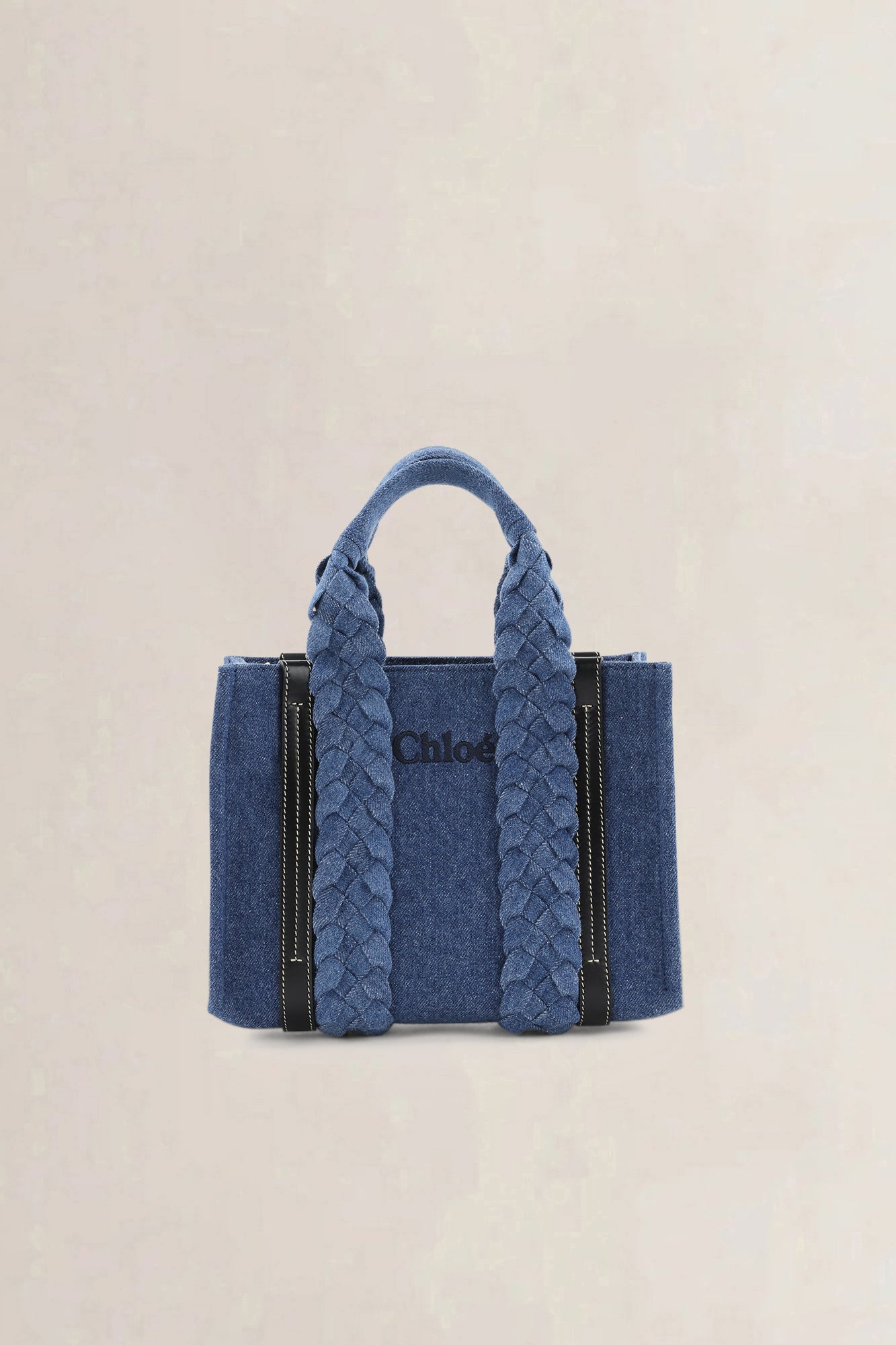 Chloé Denim Woody Small Crossbody Bag