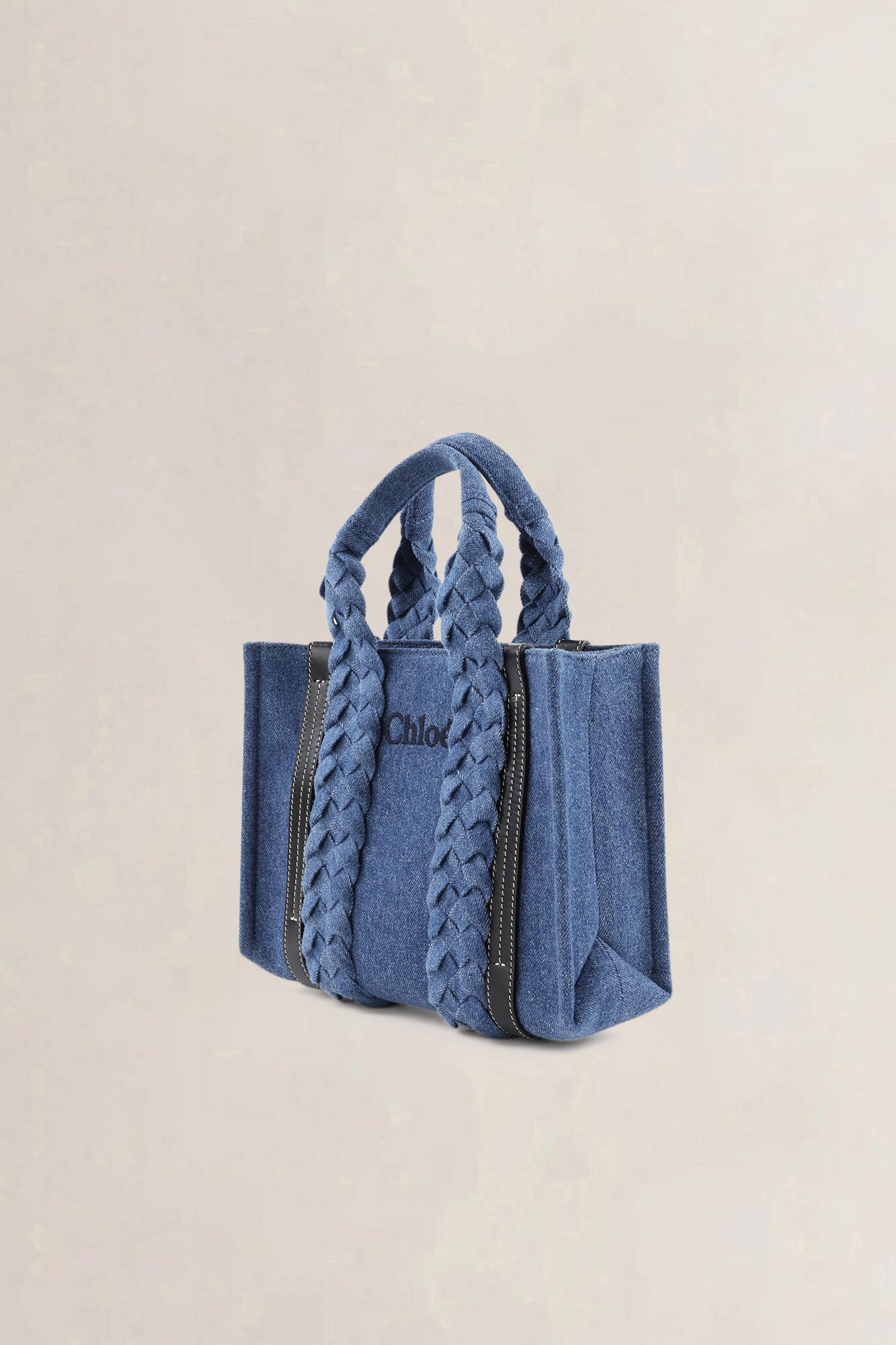 Chloé Denim Woody Small Crossbody Bag