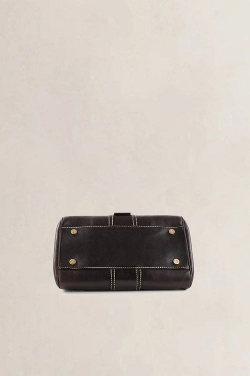Celine Brown Ella Frame Vintage Top Handle Bag