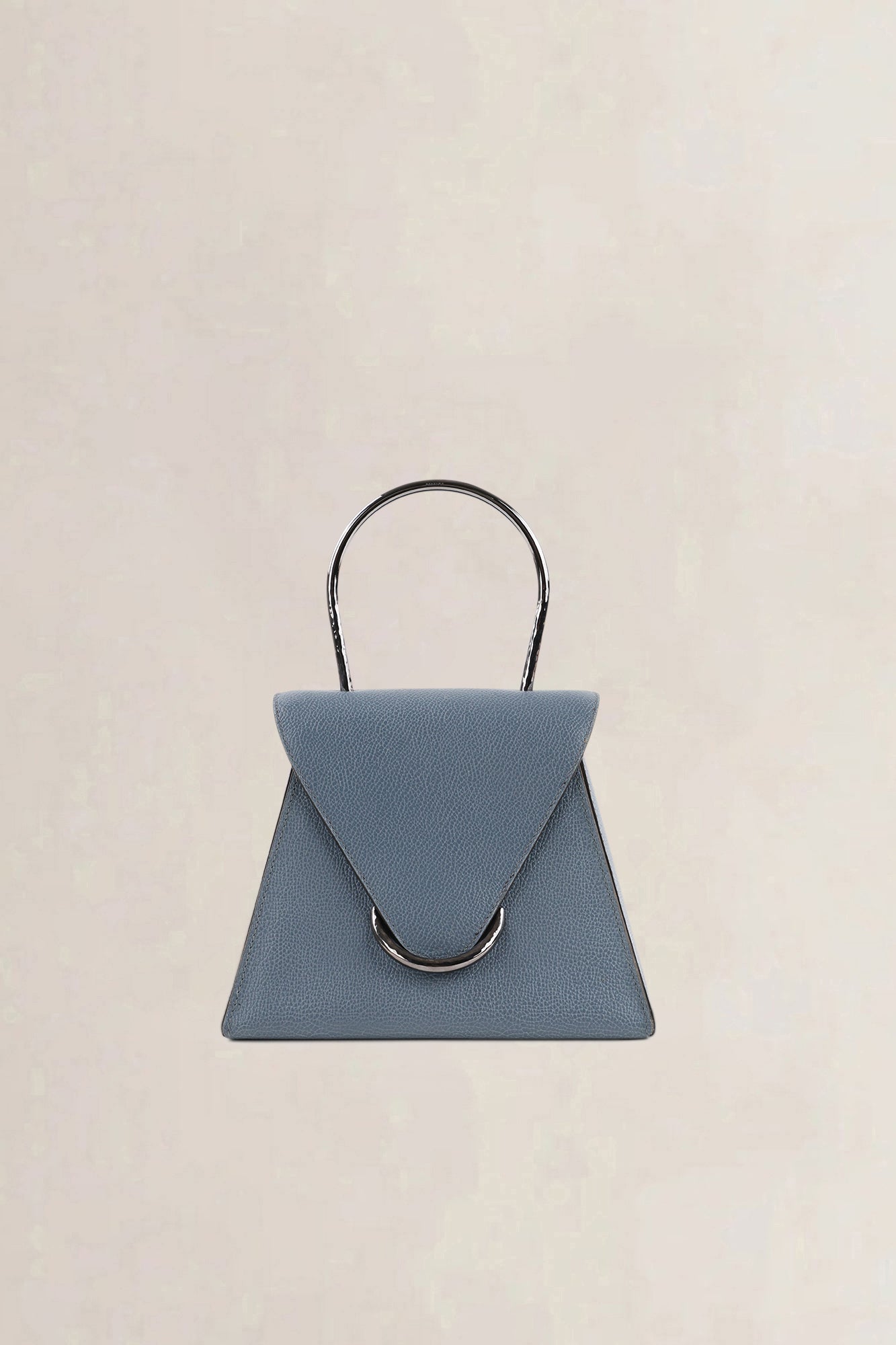 Delvaux Light Blue Jumping Calf Ut Top Handle Bag