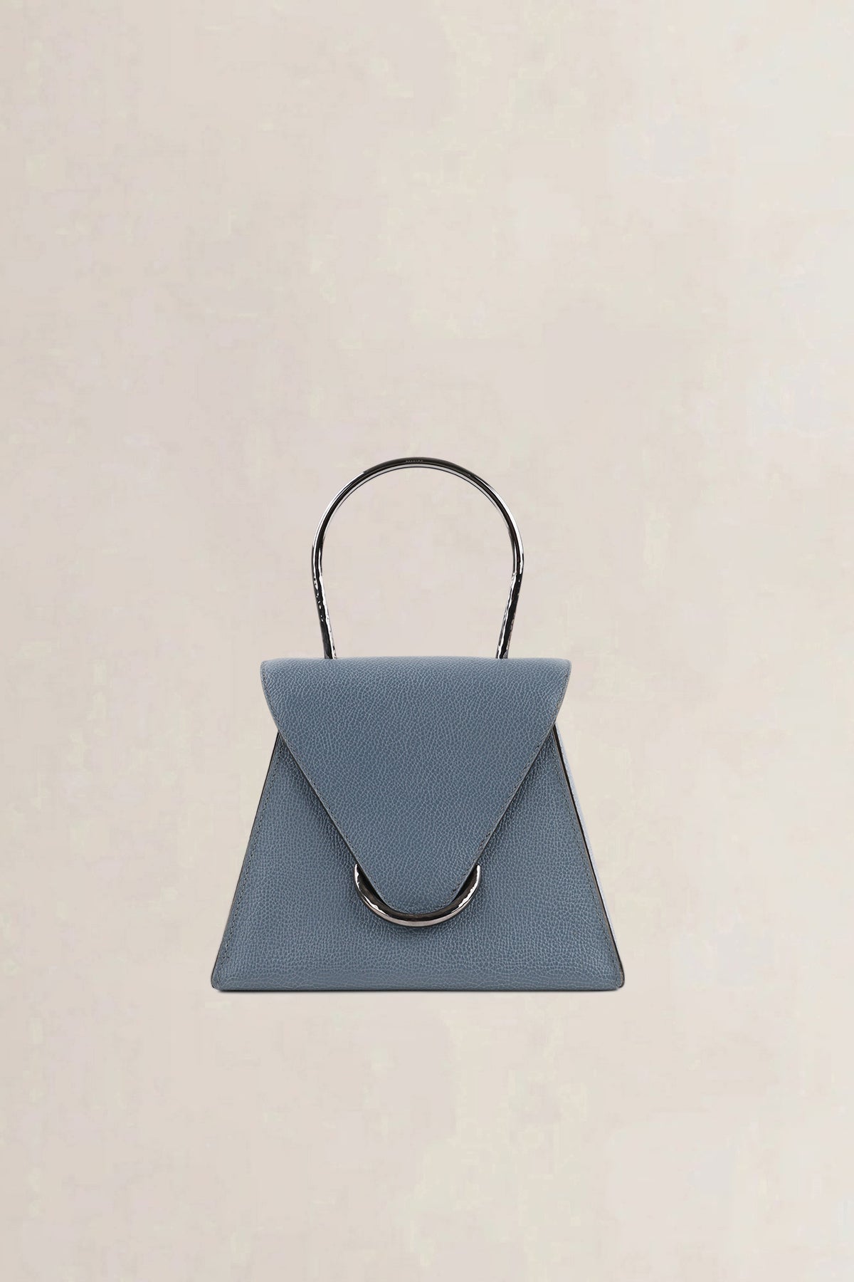 Delvaux Light Blue Jumping Calf Ut Top Handle Bag