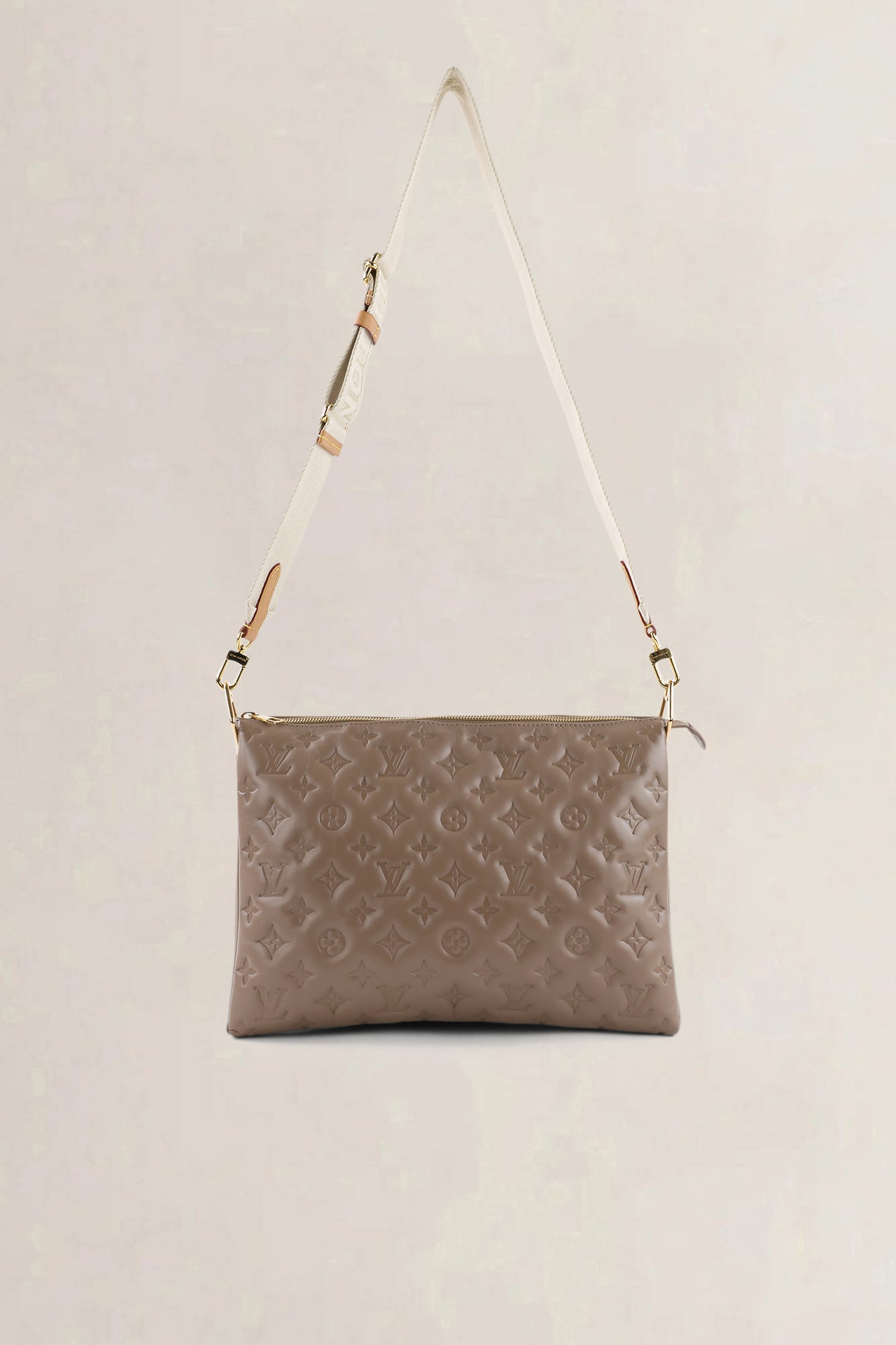 Louis Vuitton Taupe Coussin MM Crossbody Bag