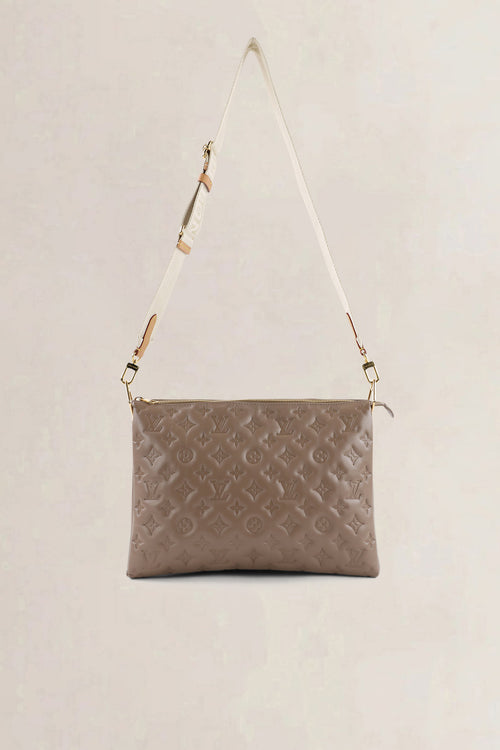 Louis Vuitton Taupe Coussin MM Crossbody Bag