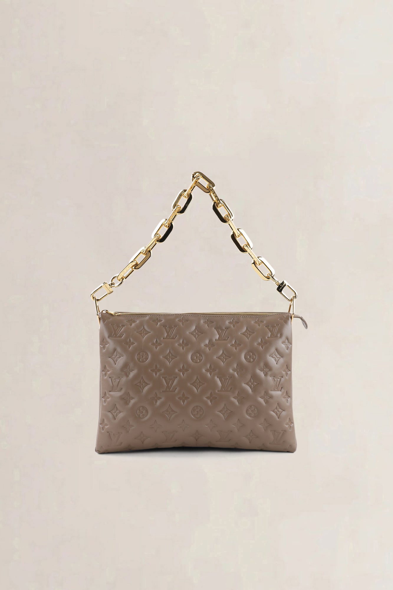 Louis Vuitton Taupe Coussin MM Crossbody Bag