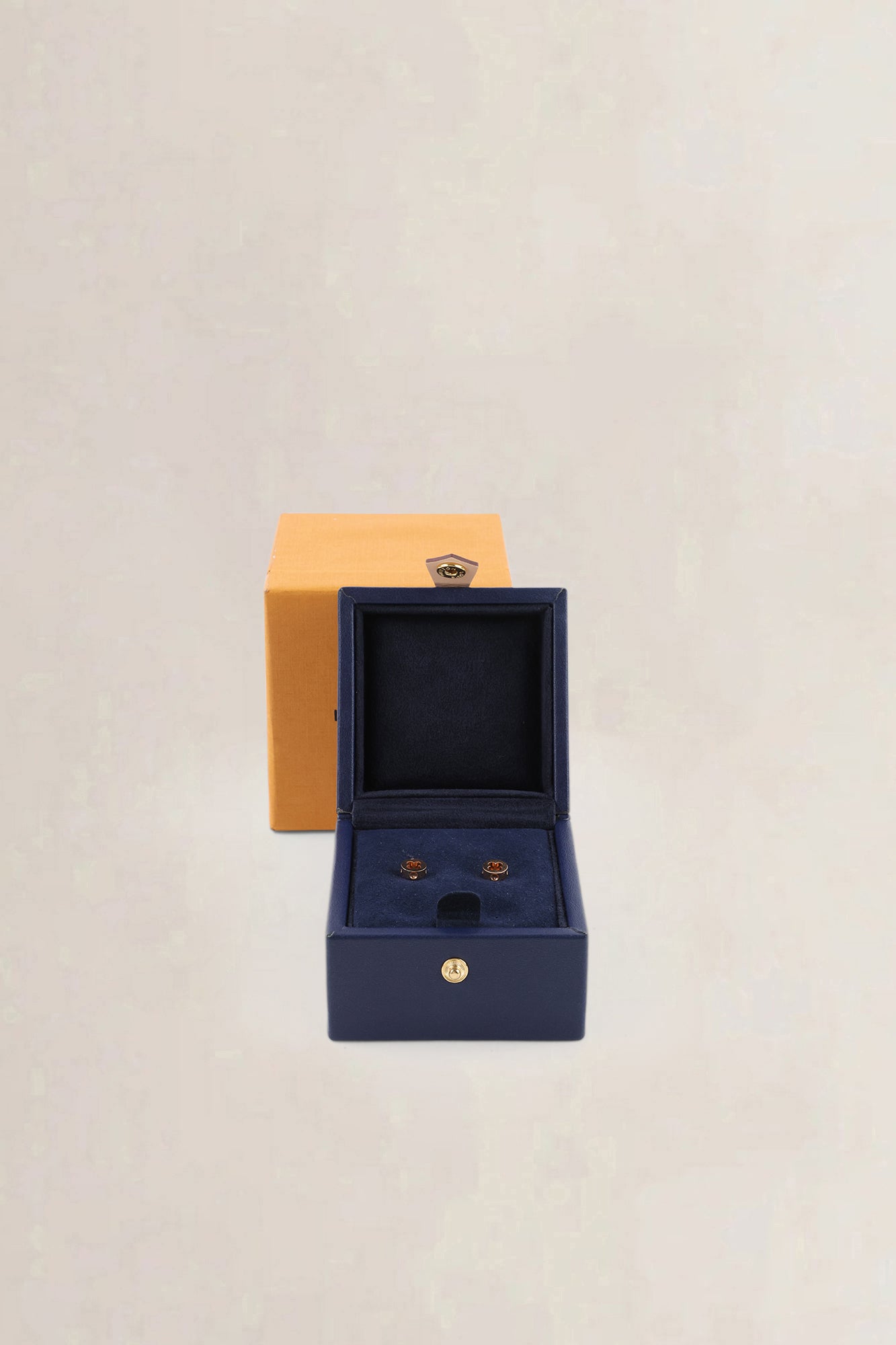 Louis Vuitton Empreinte Pink Gold Ear Studs
