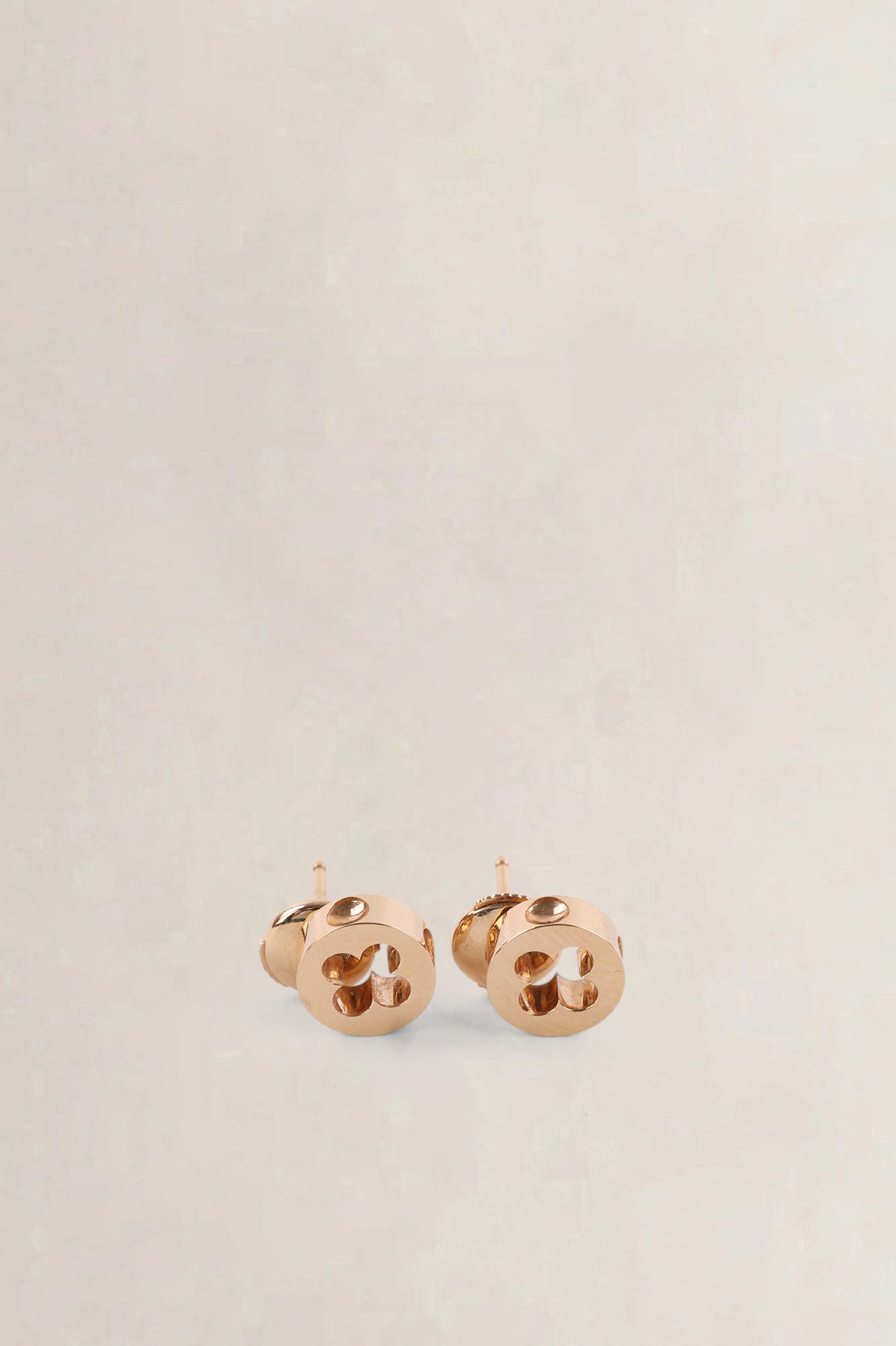 Louis Vuitton Empreinte Pink Gold Ear Studs