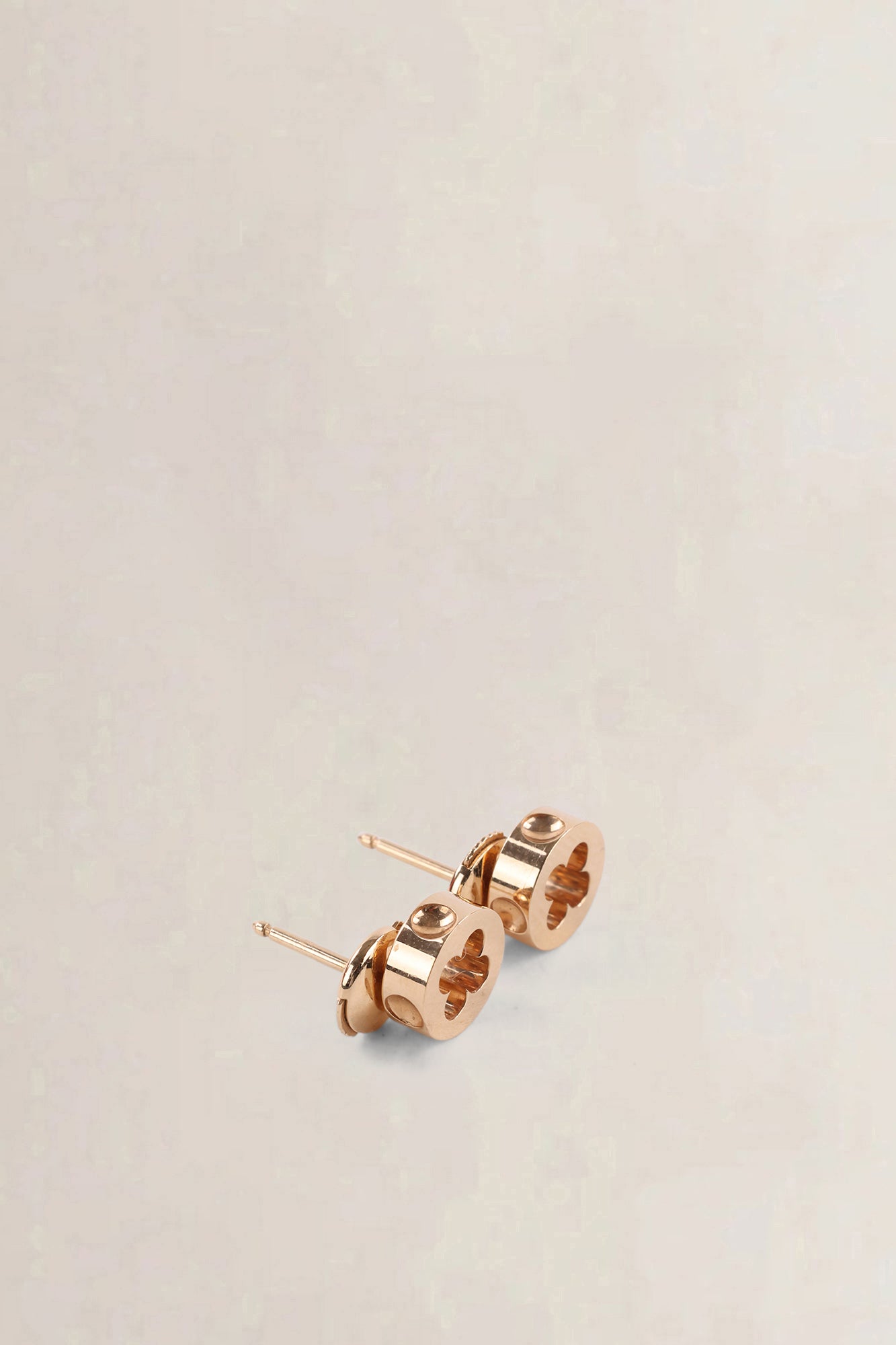 Louis Vuitton Empreinte Pink Gold Ear Studs