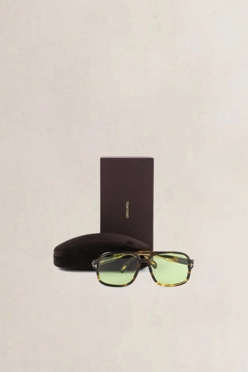 Tom Ford Orange & Black Falconer Sunglasses