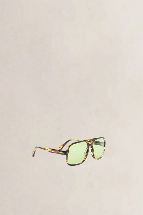 Tom Ford Orange & Black Falconer Sunglasses