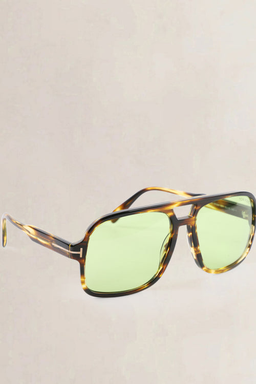 Tom Ford Orange & Black Falconer Sunglasses