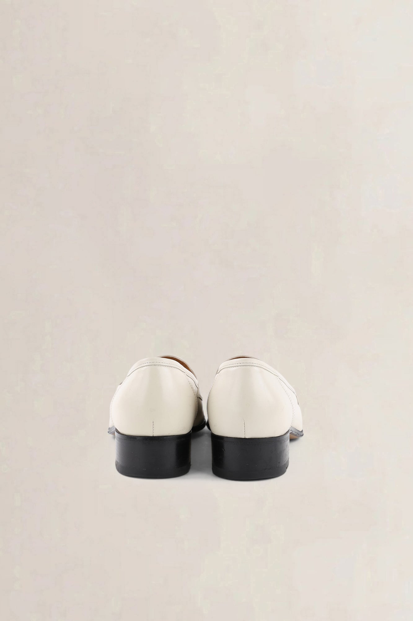 Gucci White Interlocking G Horsebit Loafers