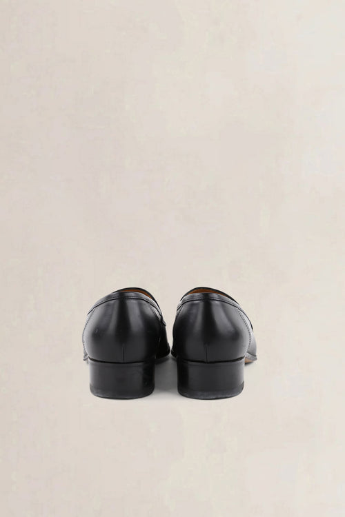 Gucci Black Interlocking G Horsebit Loafers
