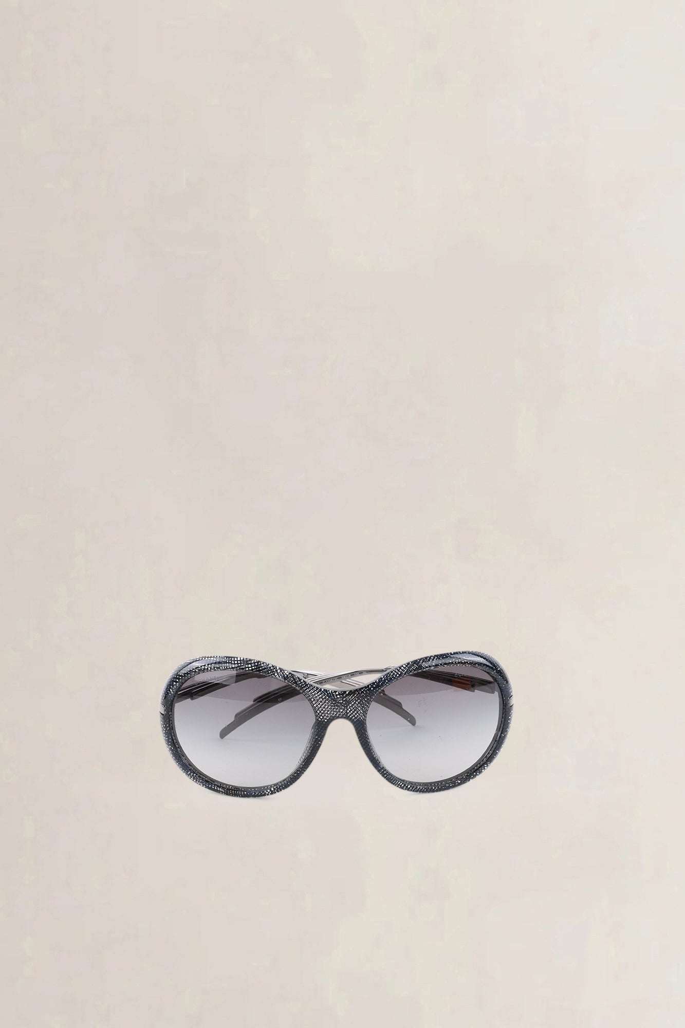 Chanel Blue Interlocking CC Logo Oversize Sunglasses