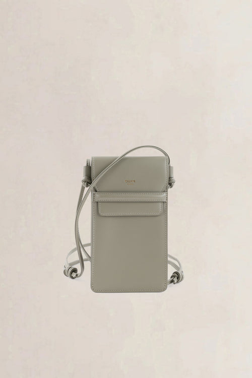 Céline Khaki Phone Pouch Crossbody Bag