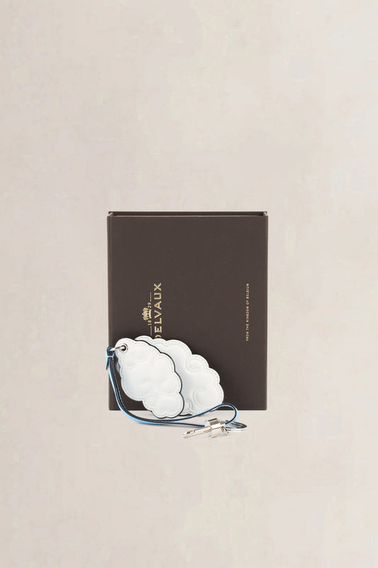 Delvaux Blue "Dans les Nuages" Bag Charm