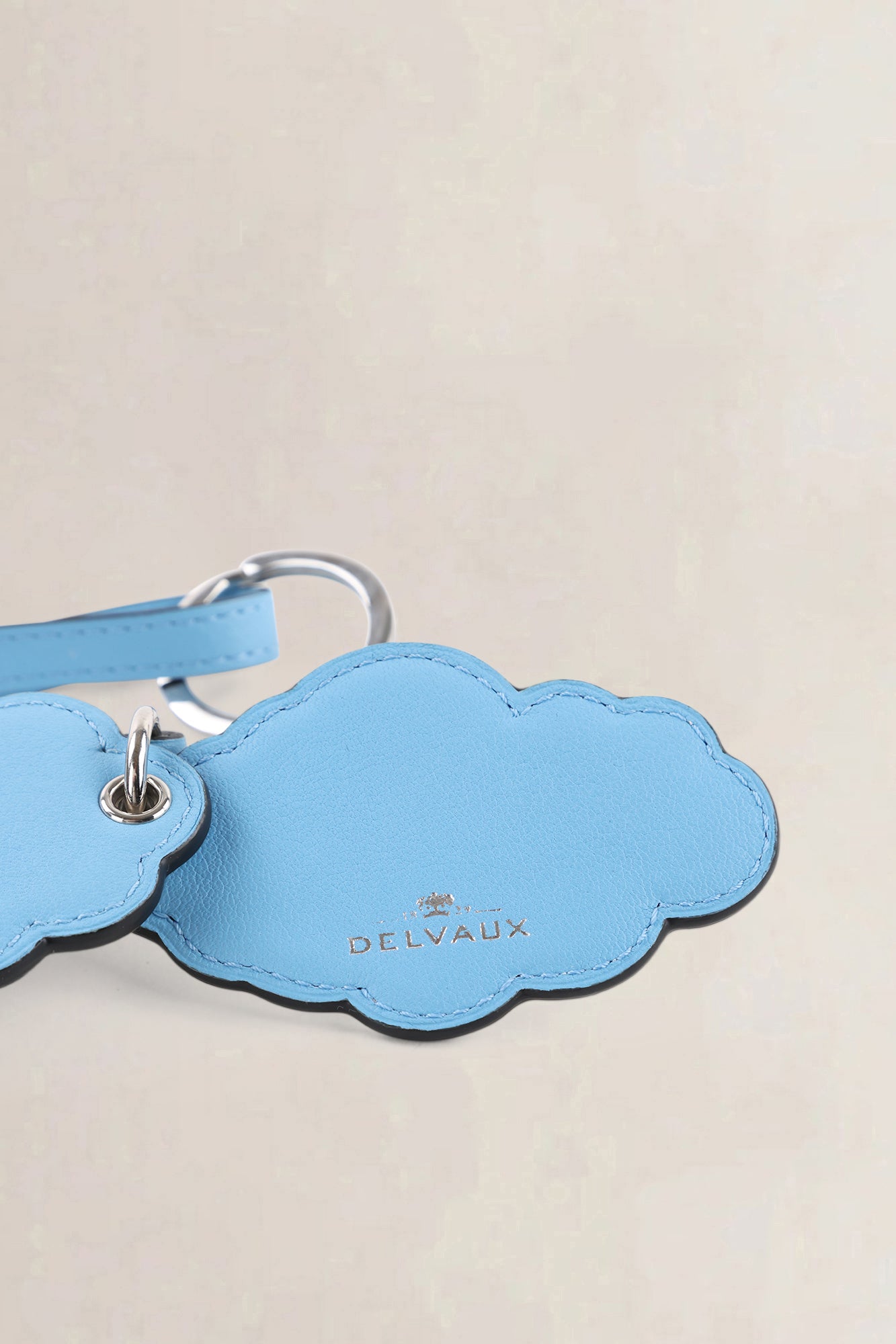 Delvaux Blue "Dans les Nuages" Bag Charm