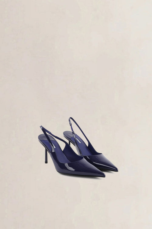 Le Silla Purple Bella Slingback Pumps