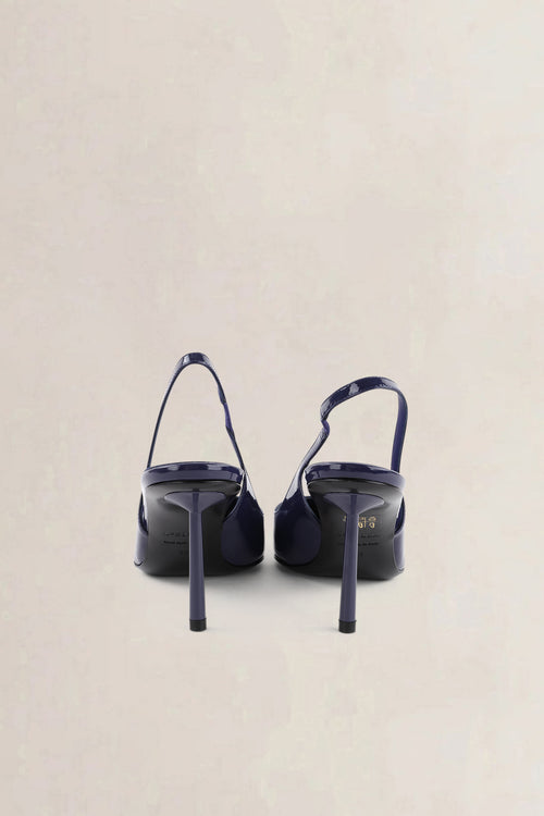 Le Silla Purple Bella Slingback Pumps