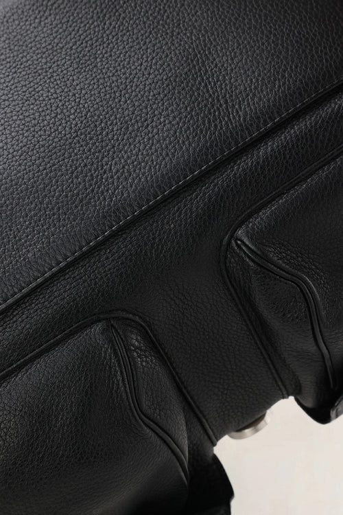 Delvaux Black Coquin Poshes Shoulder Bag