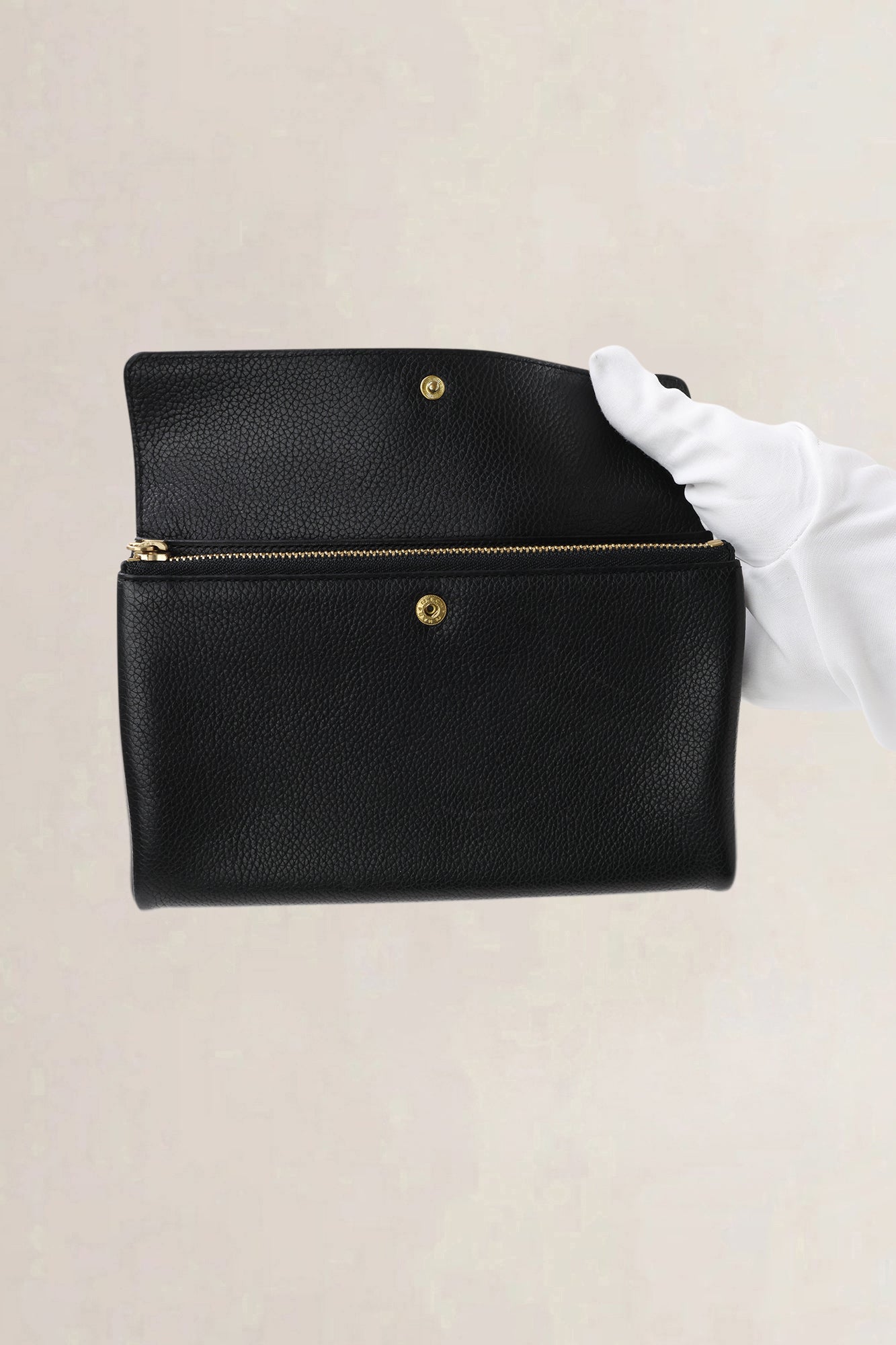 Delvaux Black Leather Wallet