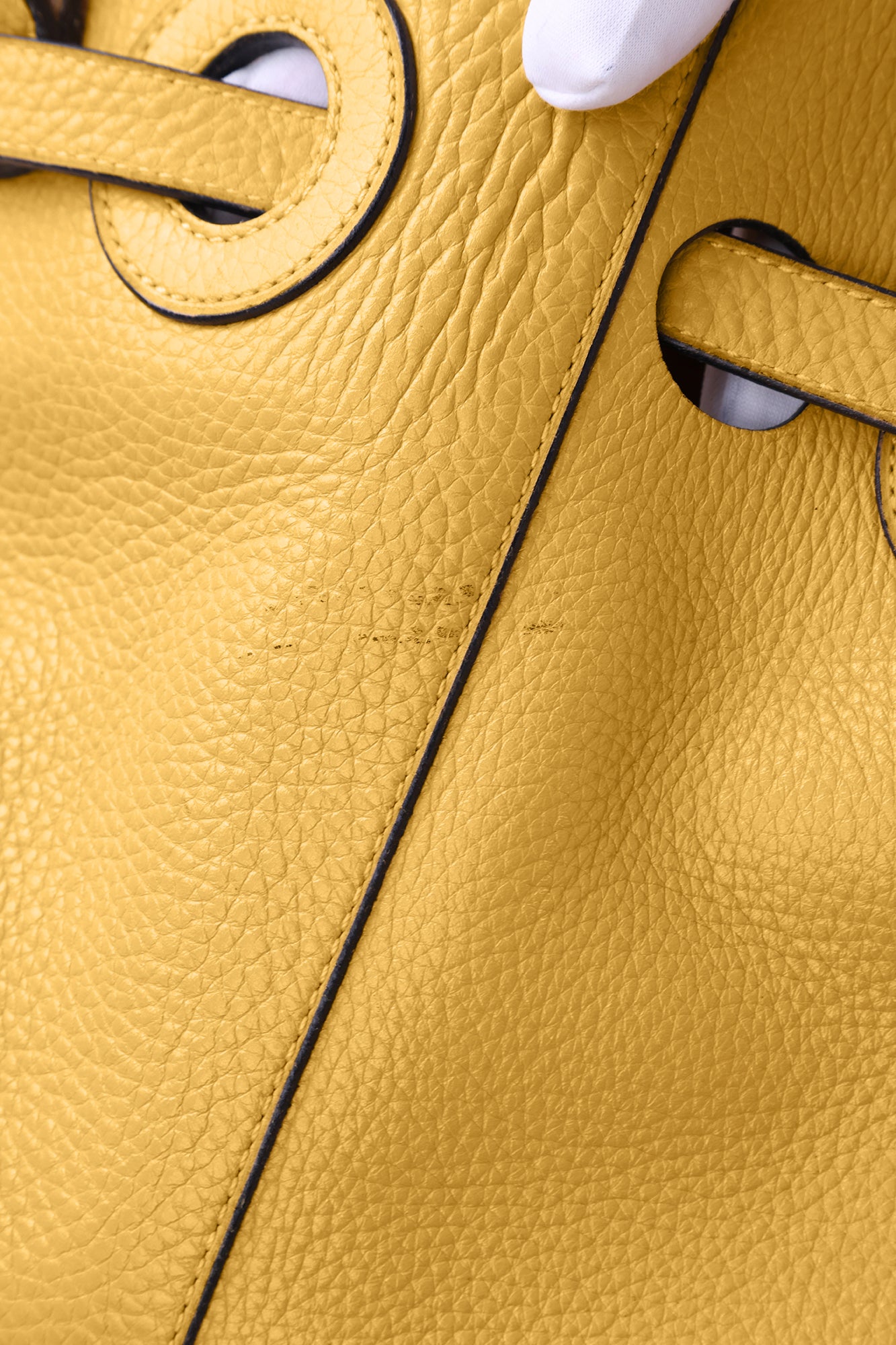 Delvaux Yellow L'Olivier Shoulder Bag
