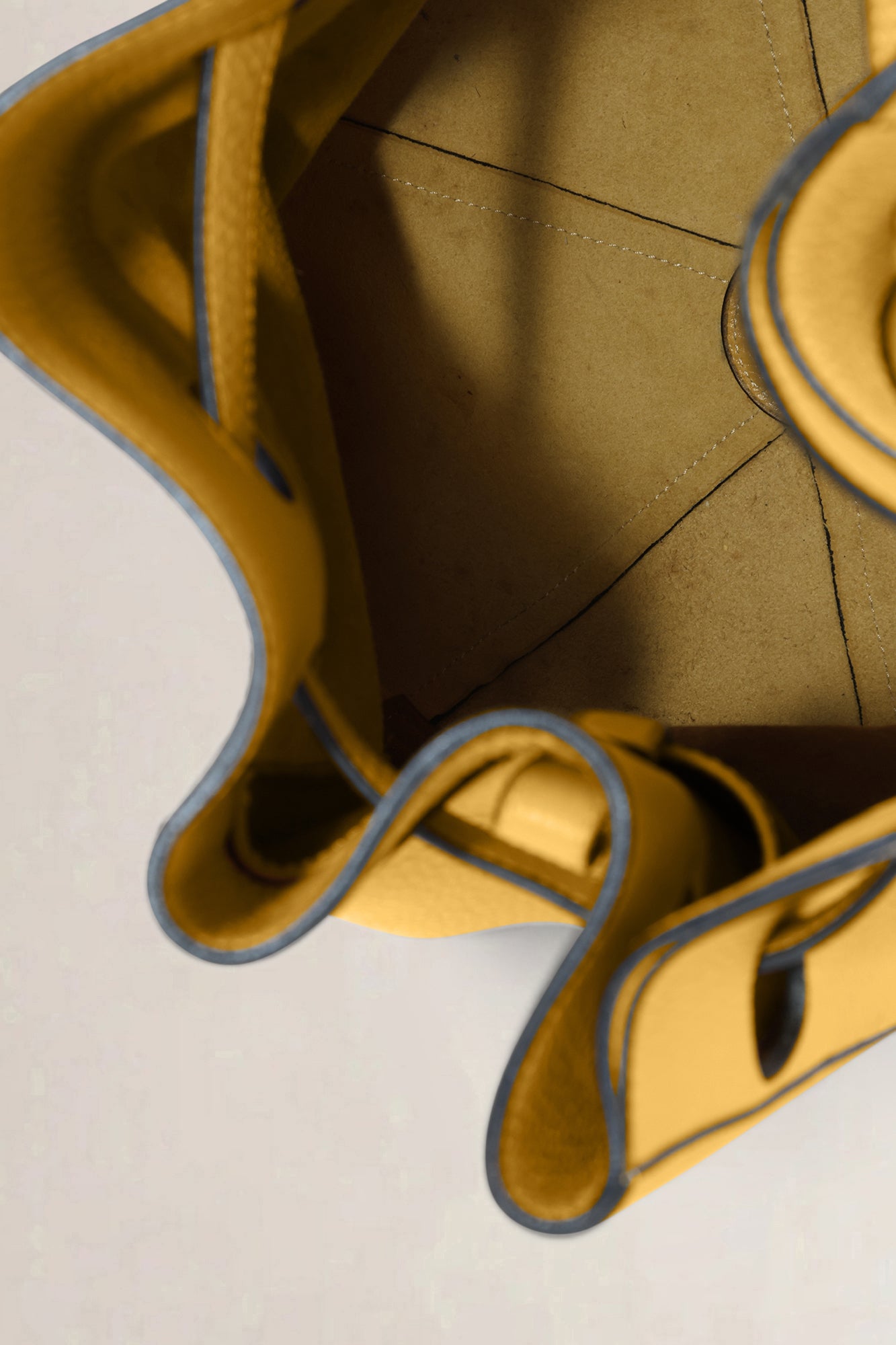 Delvaux Yellow L'Olivier Shoulder Bag