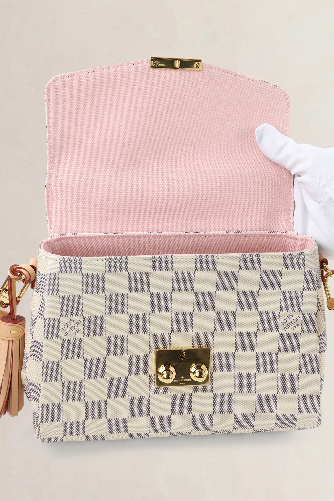 Louis Vuitton Damier Azur Croisette Crossbody Bag