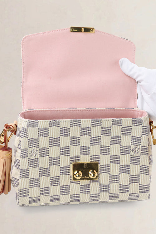 Louis Vuitton Damier Azur Croisette Crossbody Bag