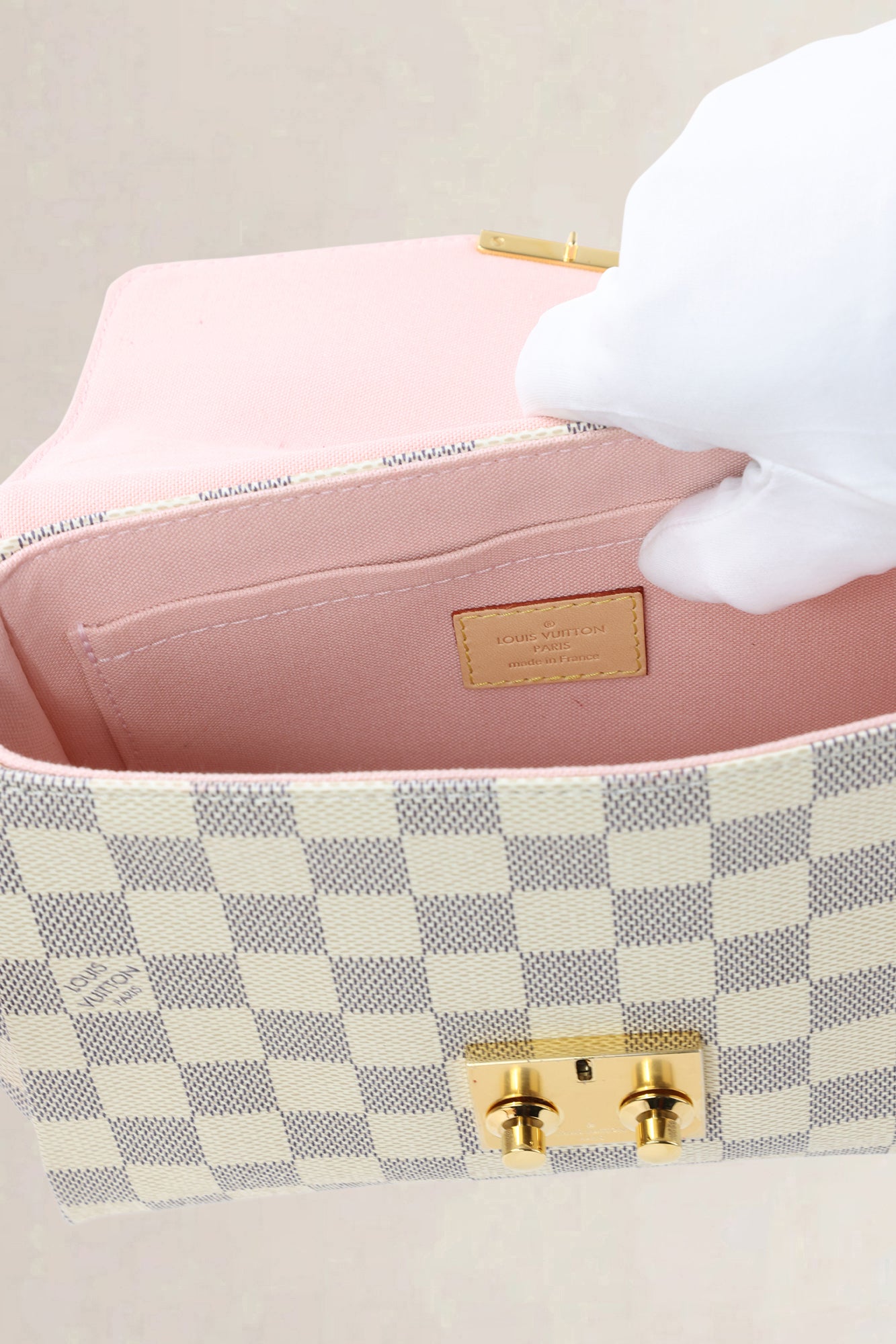 Louis Vuitton Damier Azur Croisette Crossbody Bag