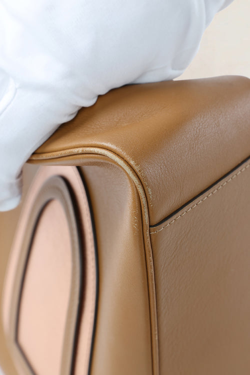 Delvaux Cognac Louise Hobo Shoulder Bag