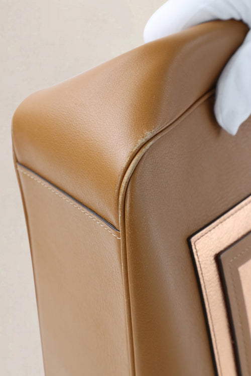 Delvaux Cognac Louise Hobo Shoulder Bag