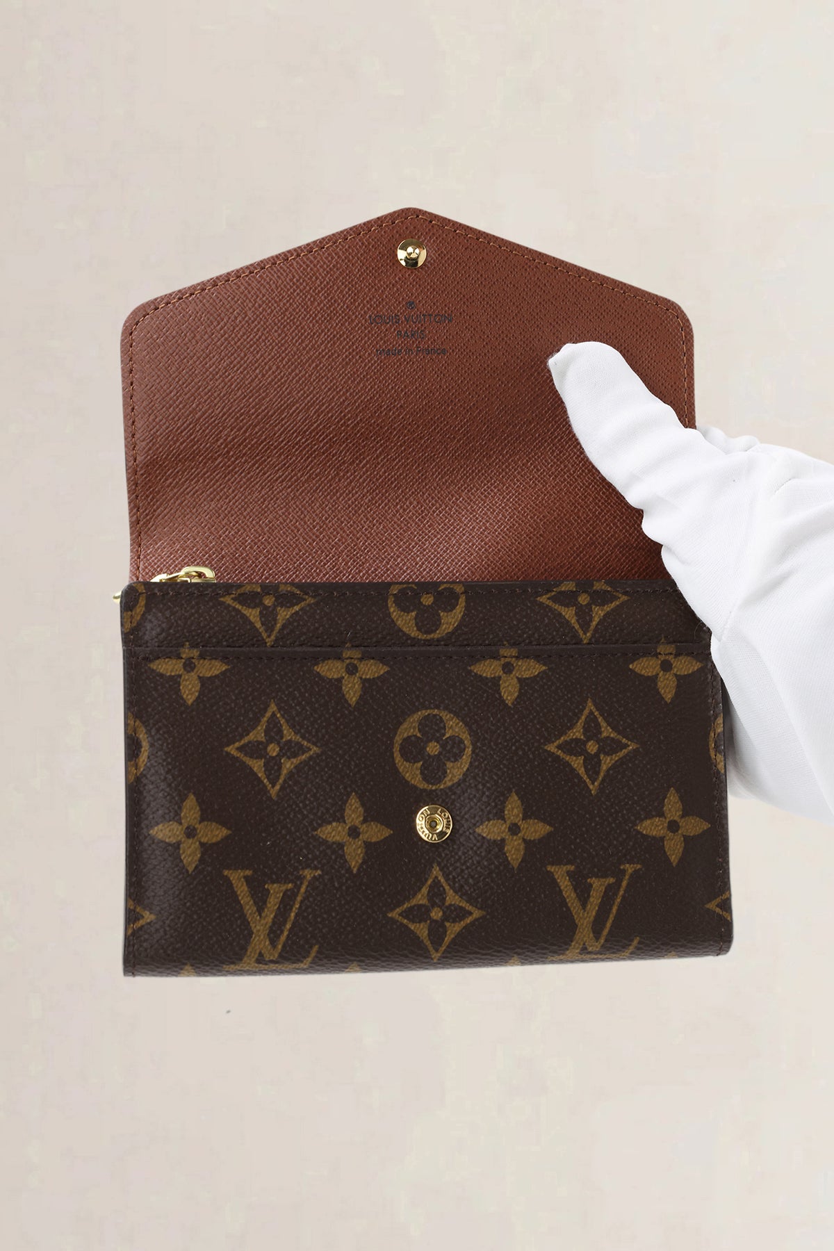 Louis Vuitton Monogram Sarah Compact Wallet