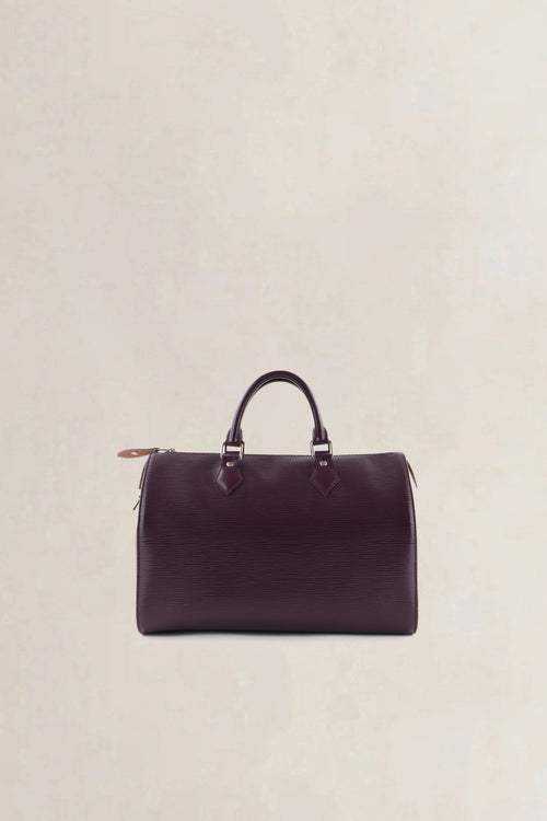 Louis Vuitton Cassis Epi Leather Speedy 35 Top Handle Bag