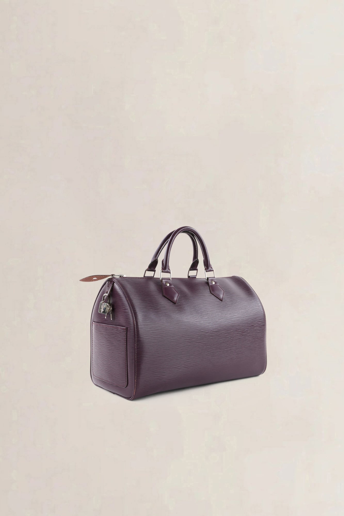Louis Vuitton Cassis Epi Leather Speedy 35 Top Handle Bag