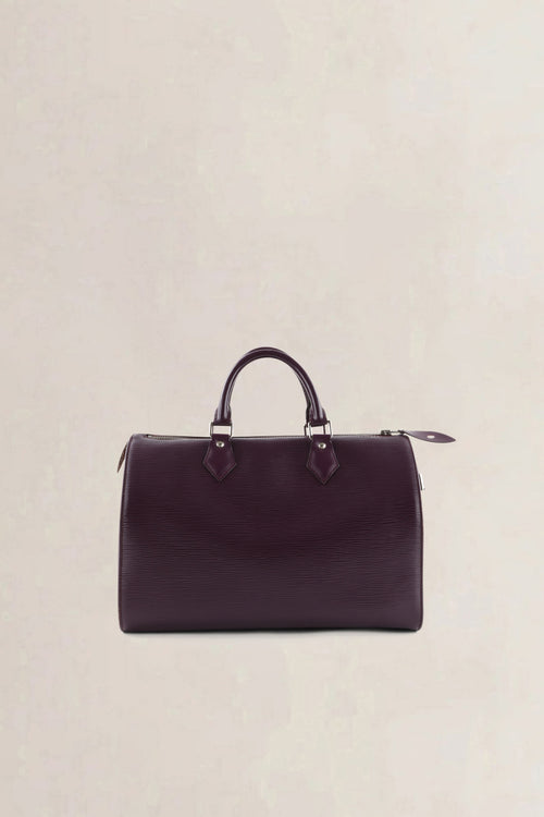 Louis Vuitton Cassis Epi Leather Speedy 35 Top Handle Bag