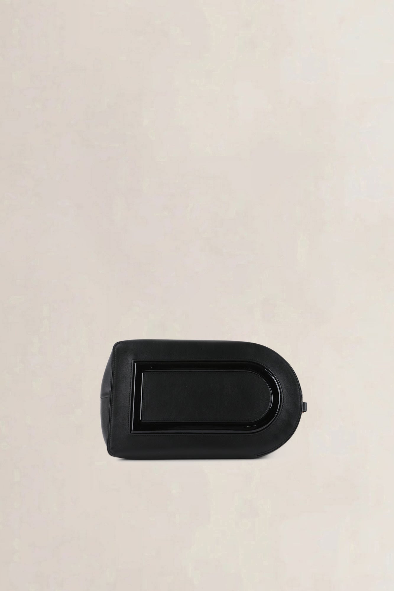 Delvaux Black Toile De Cuir Leather Shoulder Bag