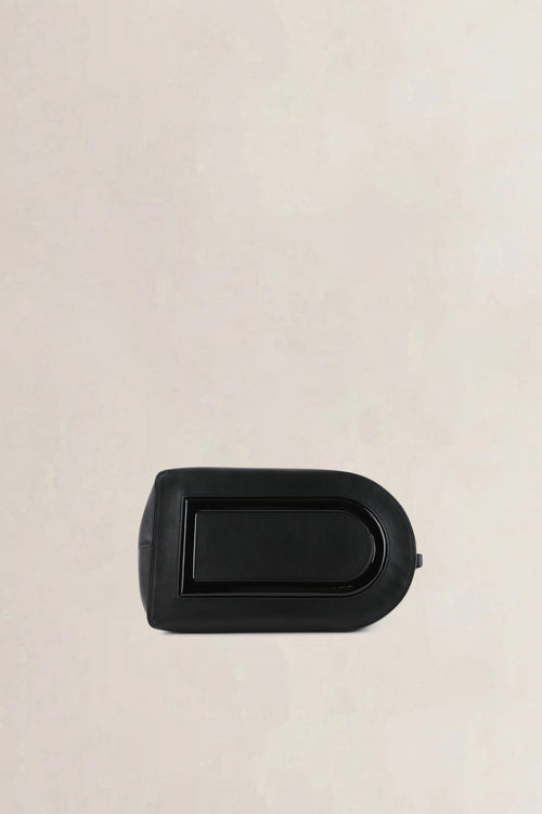 Delvaux Black Toile De Cuir Leather Shoulder Bag