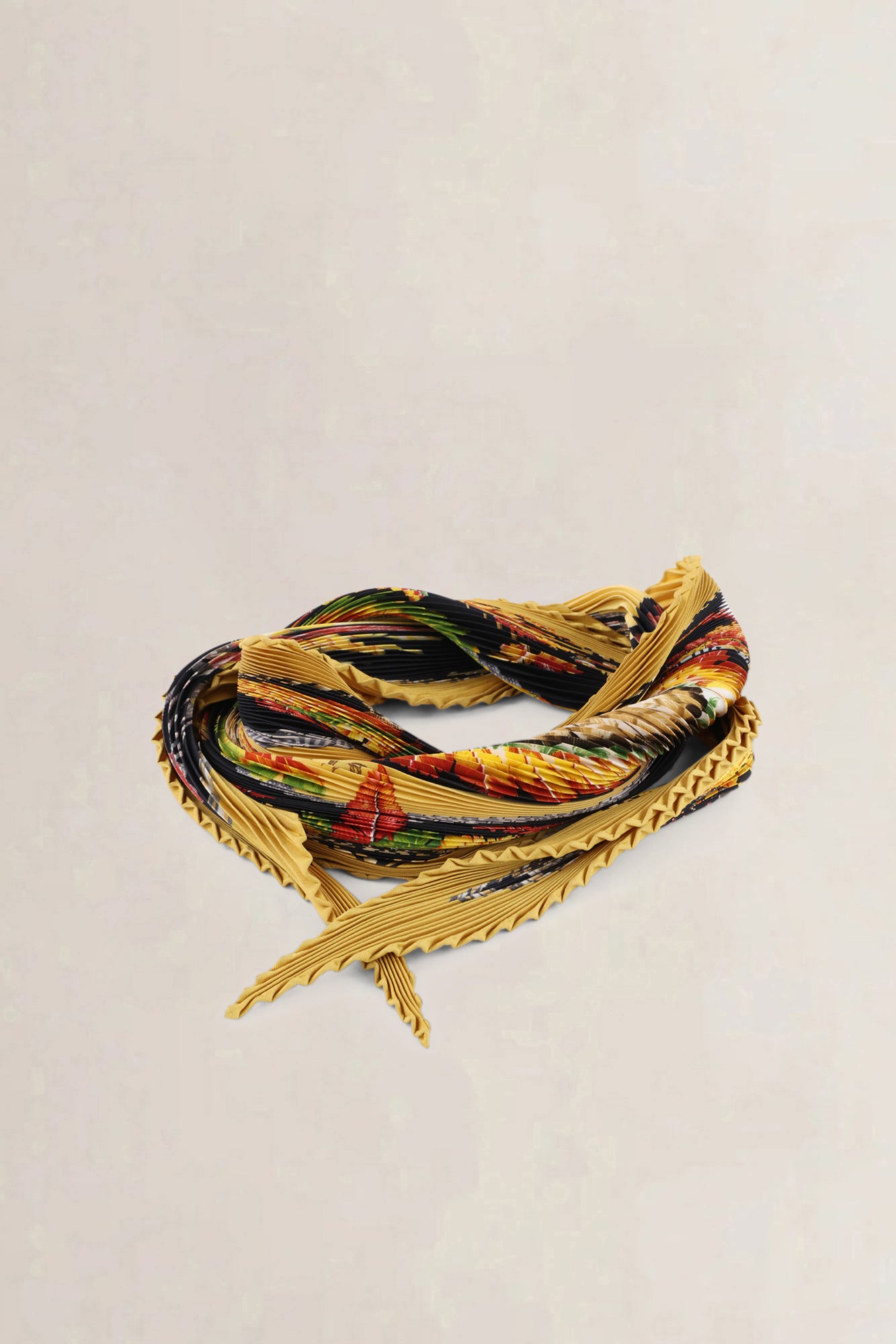 Hermès Gold Twilly Standard Scarf