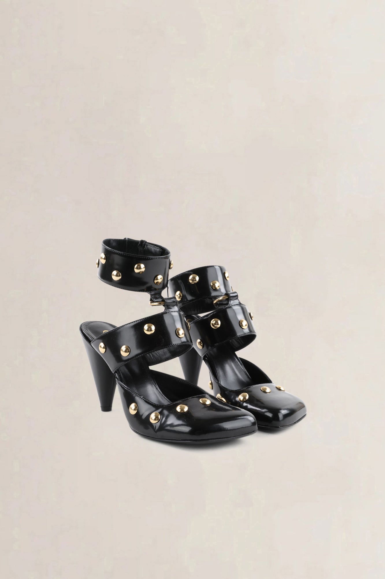 Chloé Black Jade Patent Leather Pumps