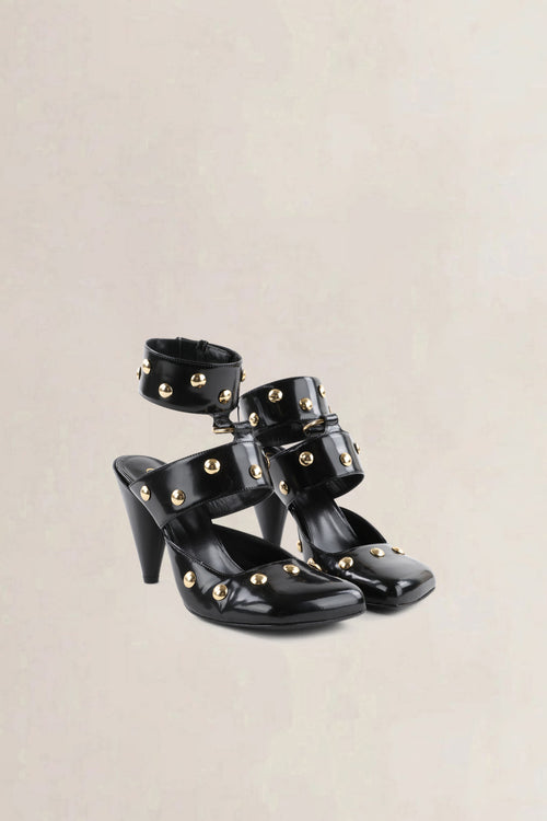 Chloé Black Jade Patent Leather Pumps