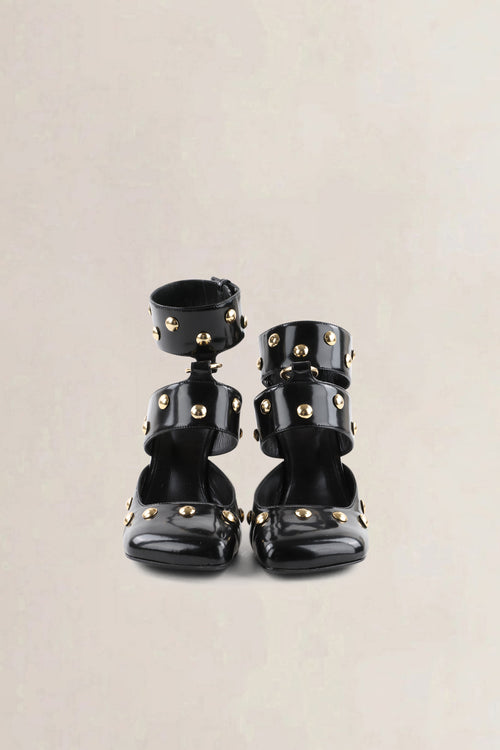 Chloé Black Jade Patent Leather Pumps
