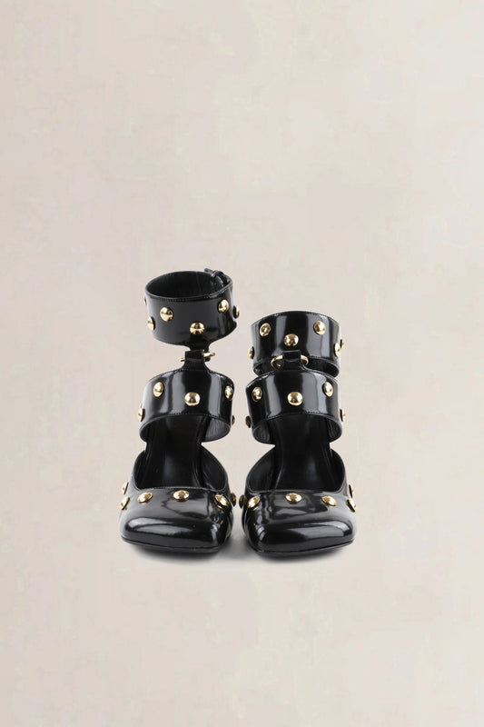 Chloé Black Jade Patent Leather Pumps