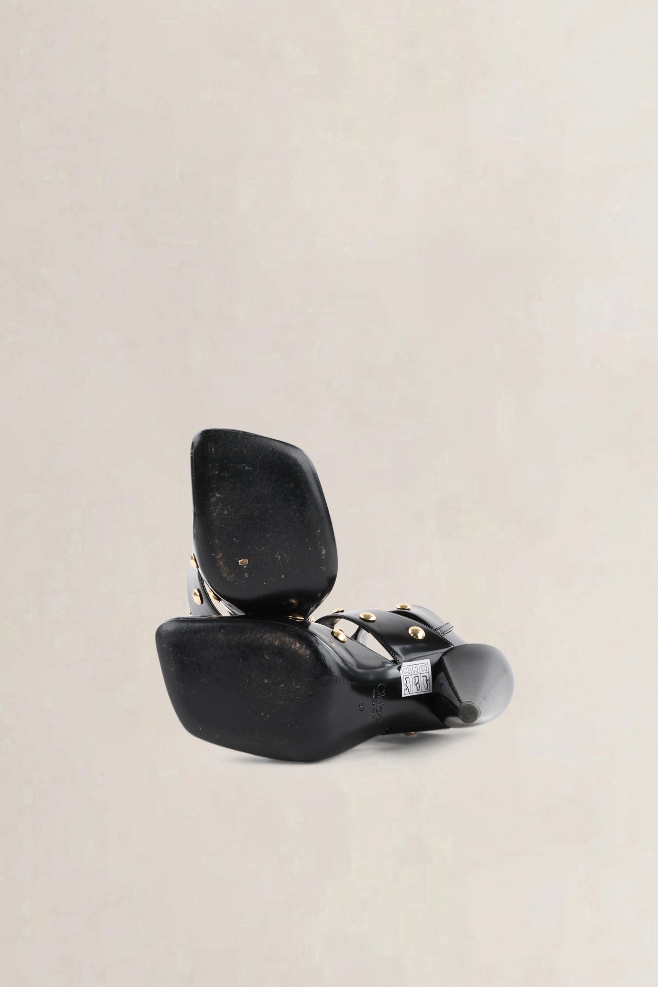 Chloé Black Jade Patent Leather Pumps