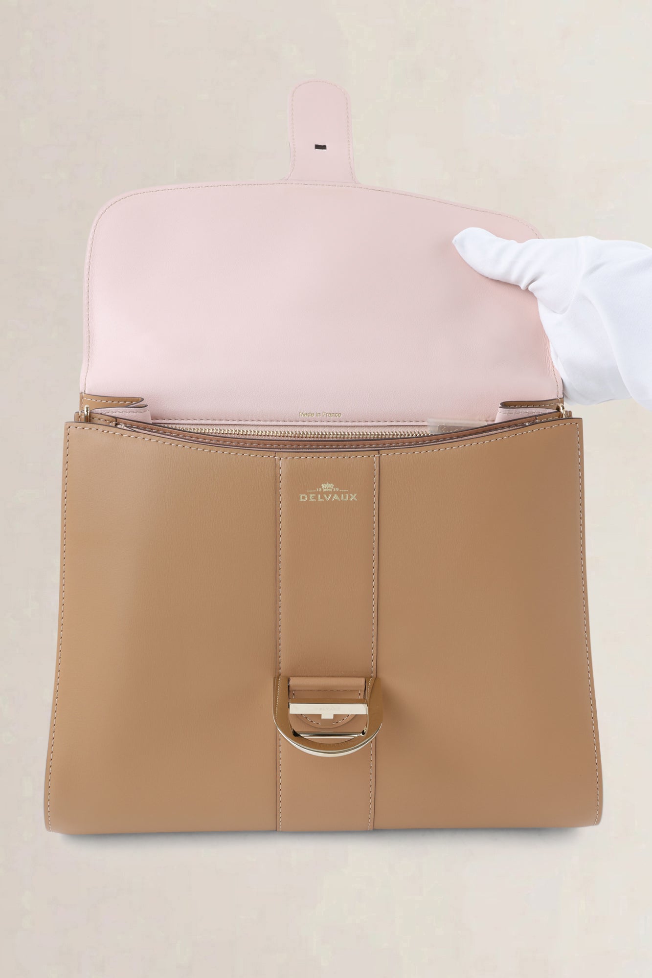 Delvaux Vison Brillant MM Camaïeux Magic Crossbody Bag