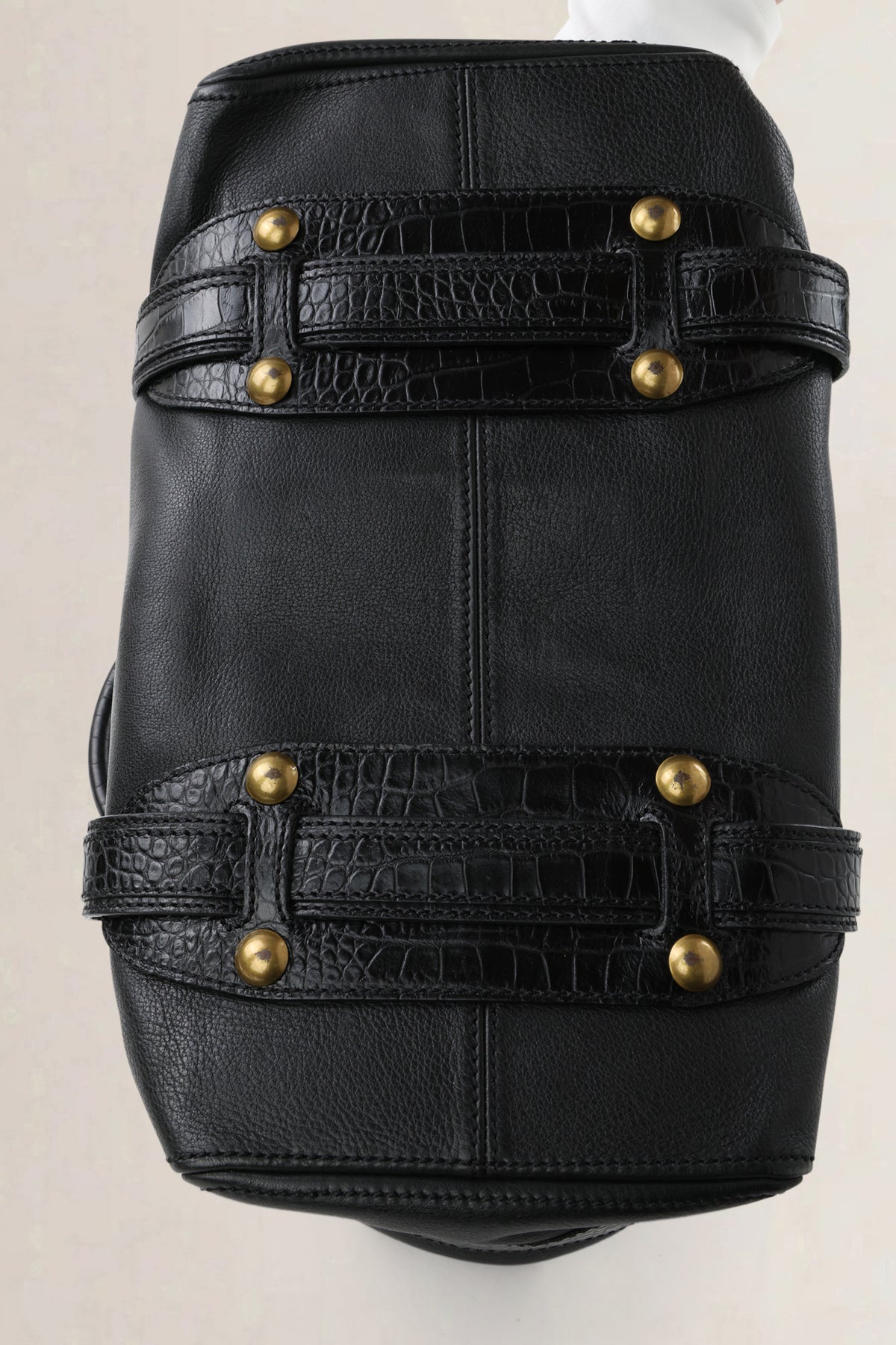 Etro Black Leather Shoulder Bag
