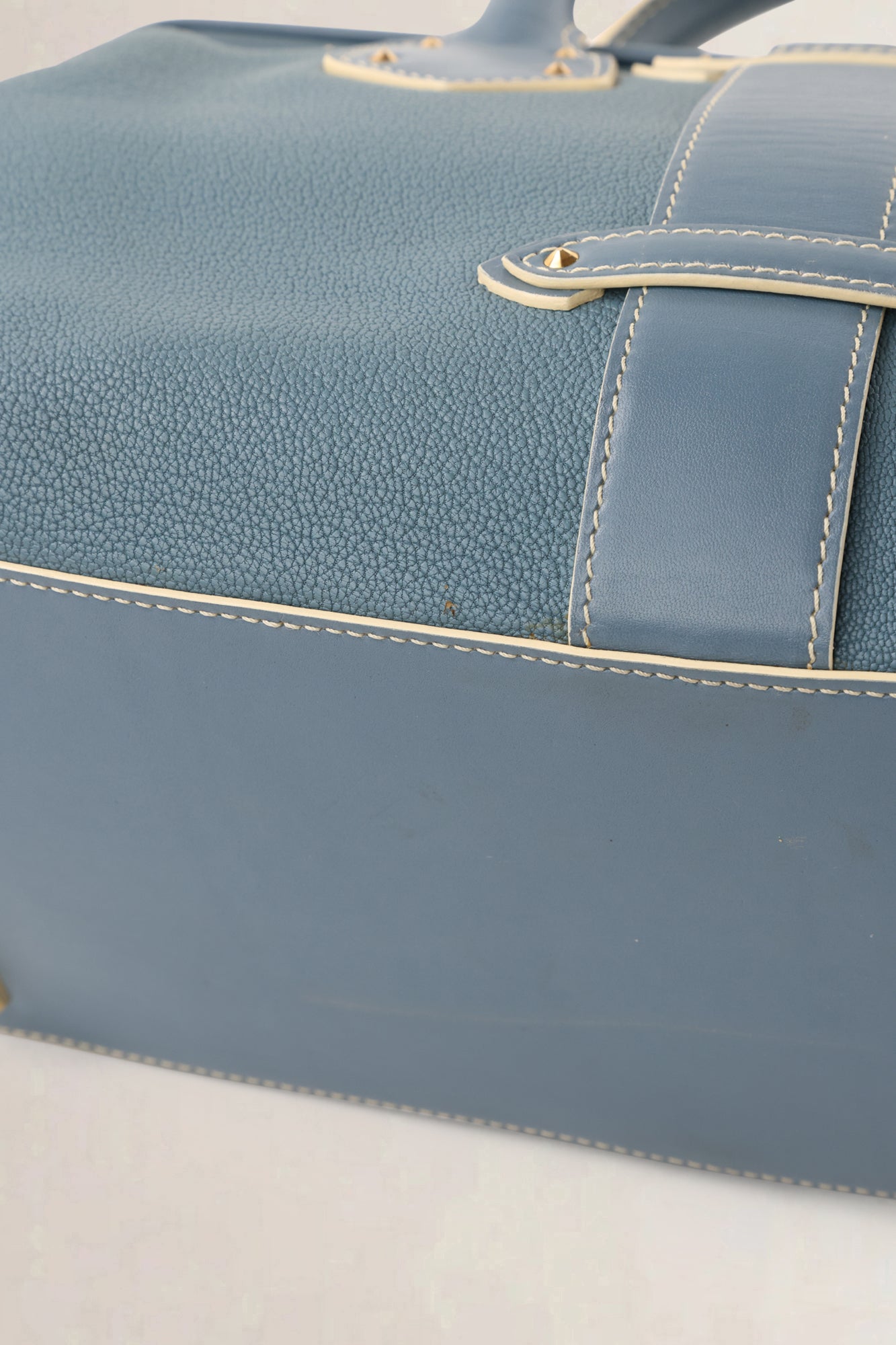 Louis Vuitton Blue Suhali Lingenieux PM Top Handle Bag