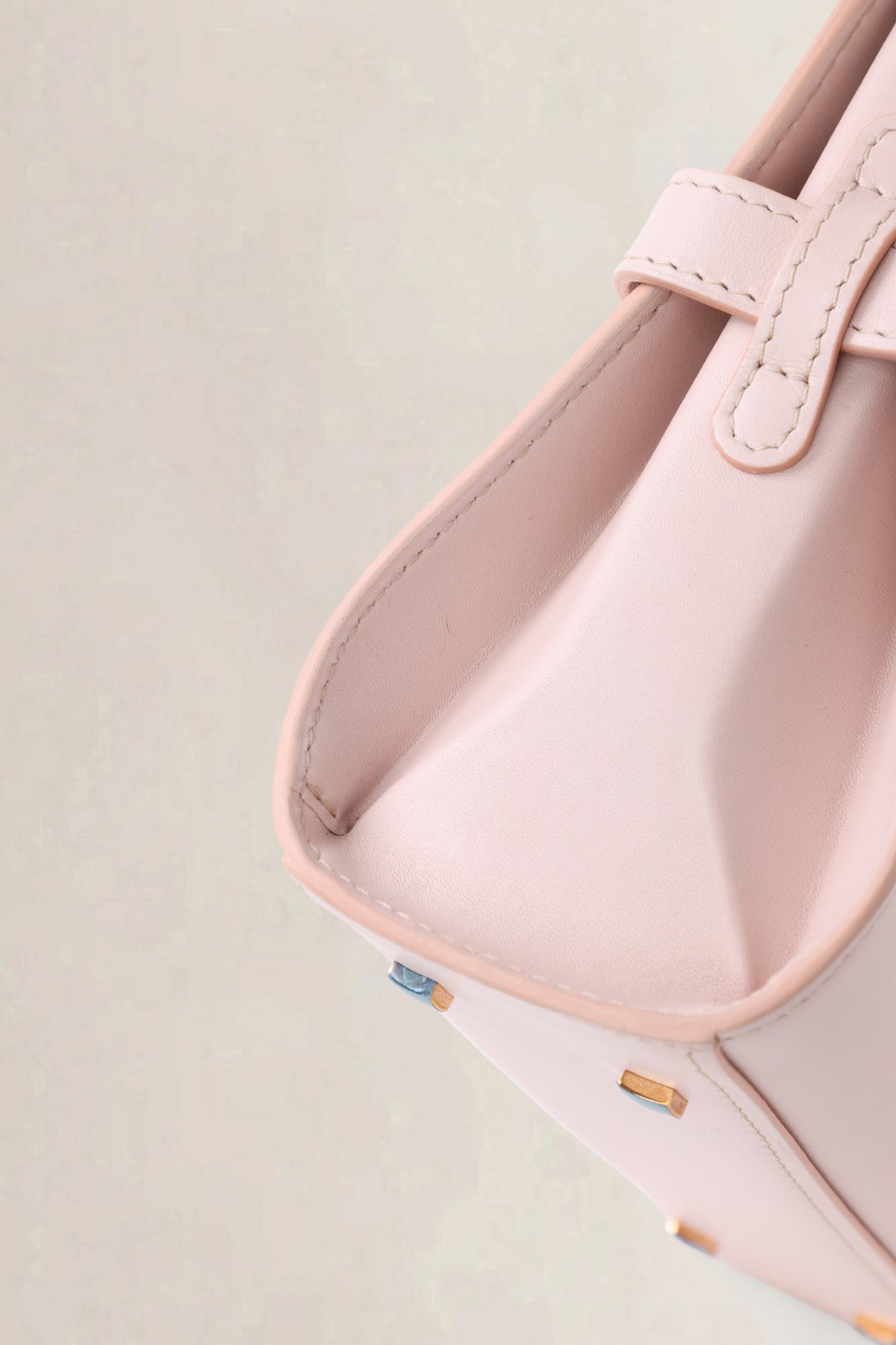 Delvaux Pink Tempête Mini Crossbody Bag