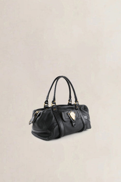 Etro Black Leather Shoulder Bag