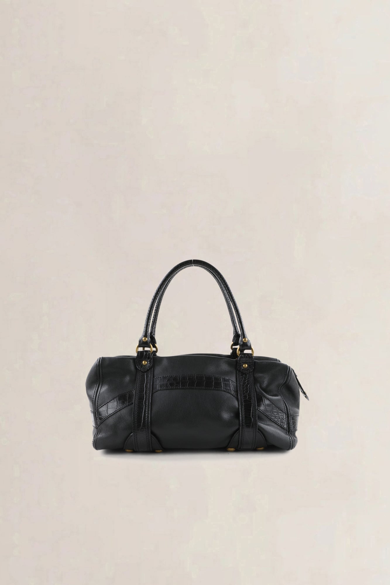 Etro Black Leather Shoulder Bag