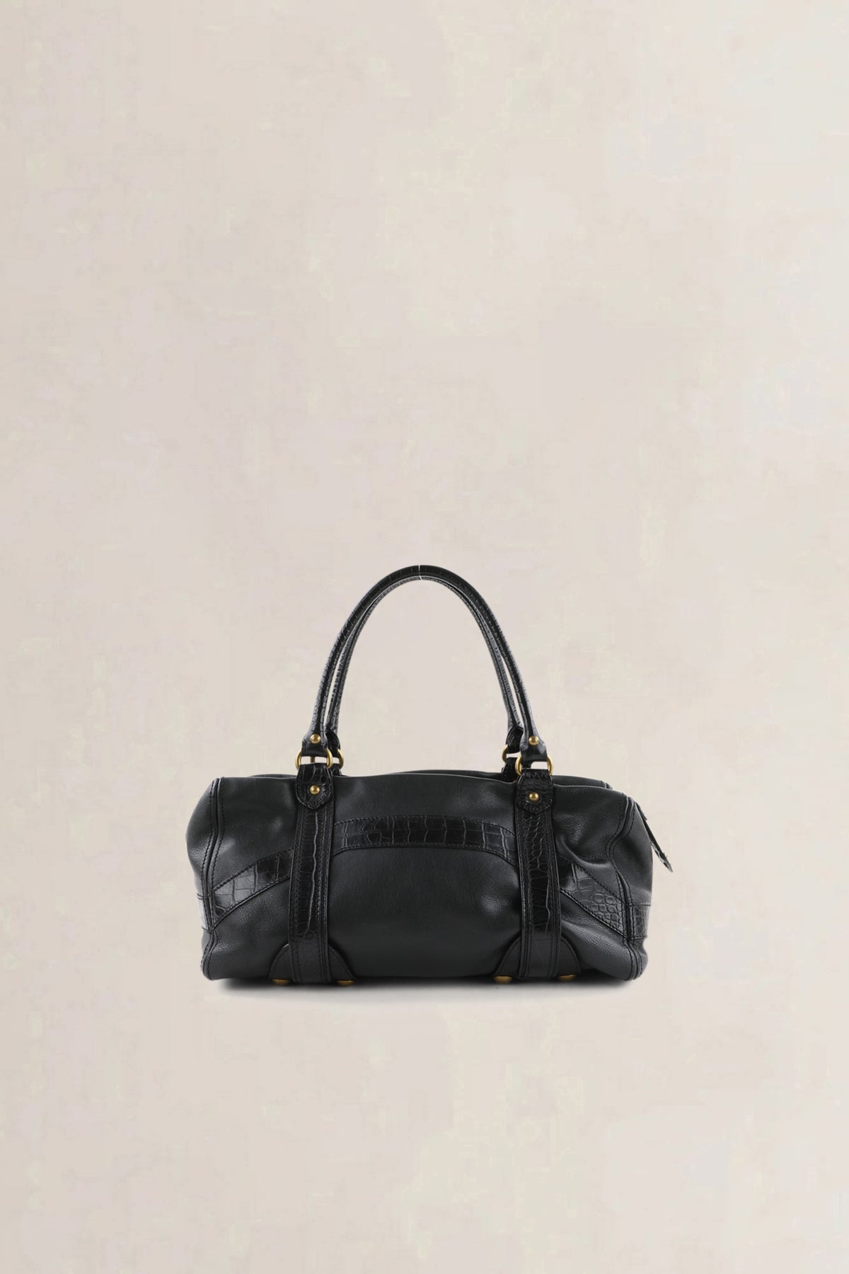 Etro Black Leather Shoulder Bag